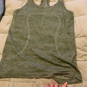 Beautiful sage green Lululemon - size 12 tank